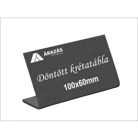 Döntött krétatábla 100x60mm