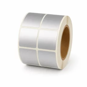 Műanyag PET MATT SILVER ezüst címke