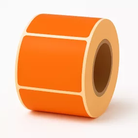 100x100mm THERMO címke - Narancs P165 (1000 db/76)