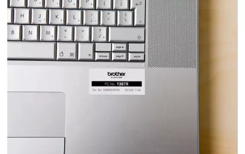 Brother P-touch 24mm FEHÉR-FEKETE TZe-251 szalagkazetta