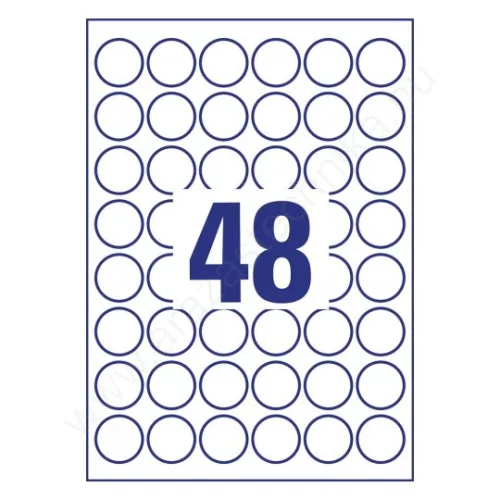 6223-10 Avery 30mm körcímke