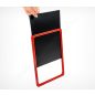 A5 fekete PVC lap (148x210mm) folyékony krétával írható