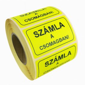 70x40mm fluo CITROM - SZÁMLA A CSOMAGBAN! (1.000db/40)