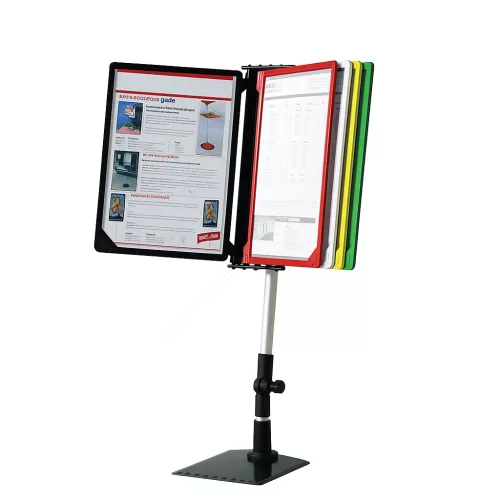 Kasszainfó 10xA4 keret+PVC (dönthető szár)