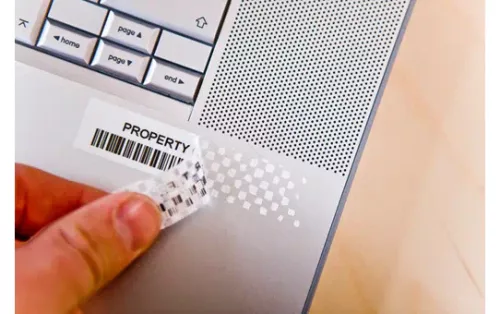 Brother P-touch 18mm FEHÉR-FEKETE TZe-SE4 szalagkazetta