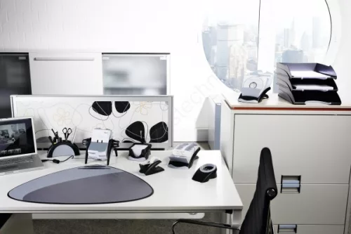VISIFIX® DESK VEGAS lapozható asztali névjegytartó 241301 - fekete