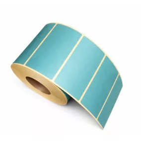 80x40mm THERMO címke - TÜRKIZ (7471U) (1.000db/40)