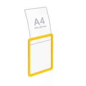 Plakátkeret A4 SÁRGA