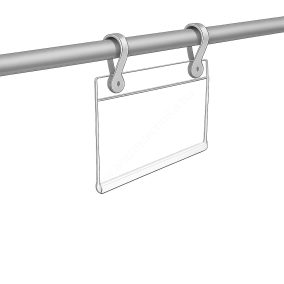 AKASZTÓS ársín drótkossárra 40x80mm +2db kampó