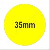 35mm fluo CITROM körcímke (1.000db/40)