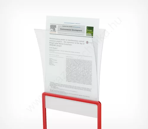 Plakátkeret fólia A2 PVC átlátszó