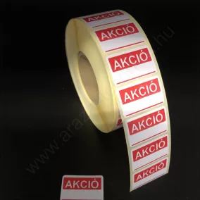 32x20mm TT papír címke (2.000db/tek) AKCIÓ