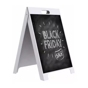 Műanyag megállítótábla fogantyúval 50x83cm - KRÉTÁS