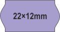 22x12mm árazócímke - lila - eredeti OLASZ (1400db/tek) 