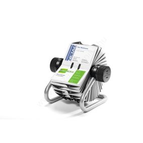   VISIFIX® forgatható névjegytartó, A-z regiszter 248123 - ezüst