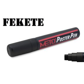 Folyékony kréta - FEKETE (2-15mm) Poster Pen - vízálló