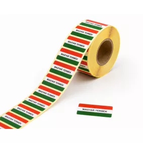 43x20mm MAGYAR TERMÉK címke matrica (1500db/40)