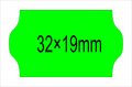 32x19mm fluo zöld METO árazószalag