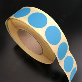 20mm körcímke - KÉK (1.000 db/tek)