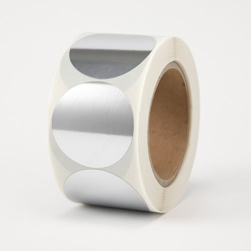 38mm EZÜST papír körcímke  (1.000 db/tek)