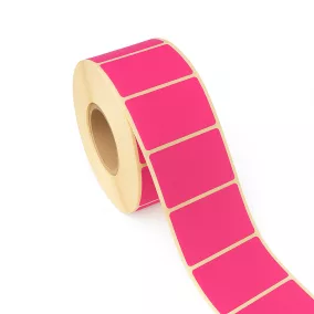 50x25mm fluo MAGENTA TT papír címke (1.000db/40)