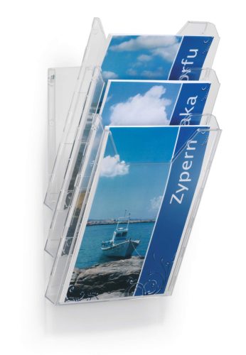 Prospektustartó A4 fali-asztali (3) COMBIBOXX SET (8580-19)