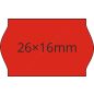 26x16mm piros ORIGINAL árazócímke