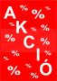 A5 - AKCIÓ poszter (100gr papír) - piros