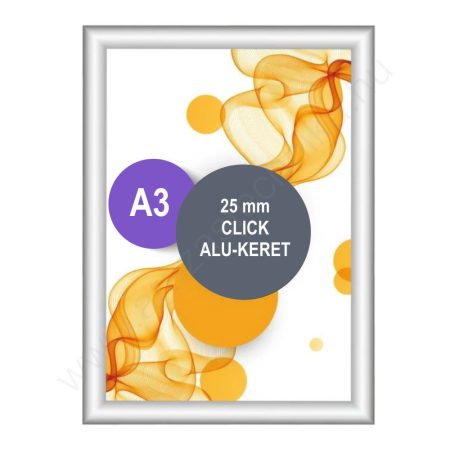 Alumínium plakátkeret A3 [25mm profil]