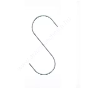 Függesztő "S" alakú kampó 20 mm csőre