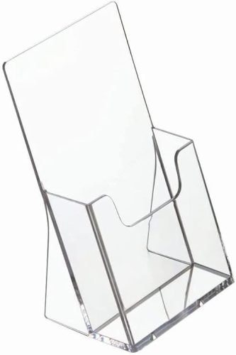 Prospektustartó 104x201x32mm asztali