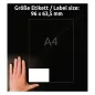   Visszaszedhető etikett 96x63,5 mm (8db/ív) (Avery L4745 REV-25)