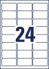L4773-20 Avery időjárásálló fehér poliészter címke 63,5x33,9mm