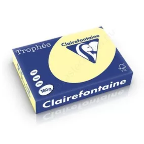   Fénymásoló papír A4 (160gr) sárga-2636 (250ív) Clairefontaine Trophée