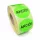 38mm körcímke - AKCIÓ fluo zöld (1.000db/40)