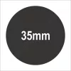 35mm FEKETE körcímke TT (1.000db/40)