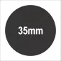35mm FEKETE körcímke TT (1.000db/40)