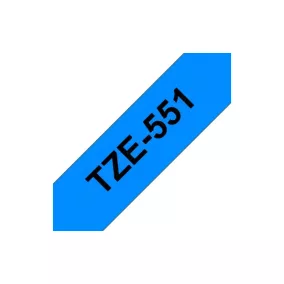 Brother P-touch 24mm KÉK-FEKETE TZe-551 szalagkazetta