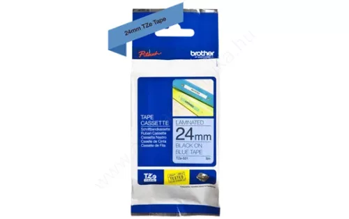 Brother P-touch 24mm KÉK-FEKETE TZe-551 szalagkazetta