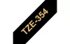 Brother P-touch 24mm FEKETE-ARANY TZe-354 szalagkazetta