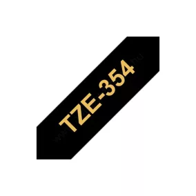 Brother P-touch 24mm FEKETE-ARANY TZe-354 szalagkazetta