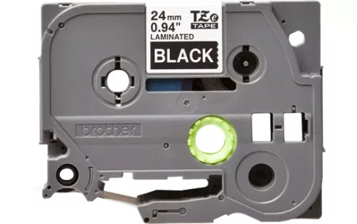 Brother P-touch 24mm FEKETE-FEHÉR TZe-355 szalagkazetta
