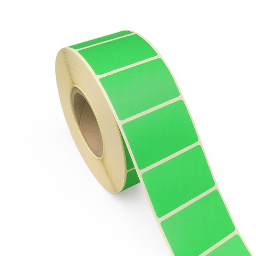 40x25mm THERMO címke - ZÖLD (P375) (2.000 db/40)