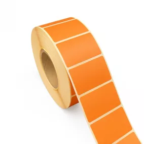 40x25mm THERMO címke - NARANCS (2.000 db/40)