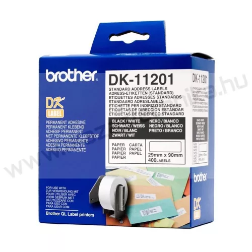 Brother DK-11201 öntapadó címke 29x90mm