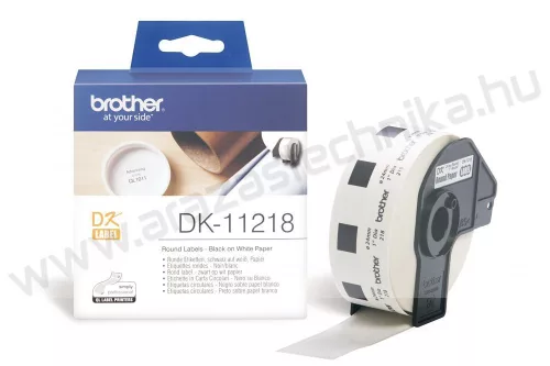 Brother DK-11218 öntapadó címke 24mm kör
