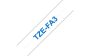 12mm Brother TZe-FA3 textil szalag  fehér/kék