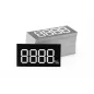 Digitális etikett 50x28 mm FEKETE alap (300db/cs)