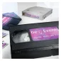   Visszaszedhető etikett videókazetta gerincre 147,3x20mm (13db/ ív) (Avery L4746REV-25)