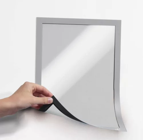 Duraframe MAGNETIC A6 - ezüst infokeret (4948-23) - fémre